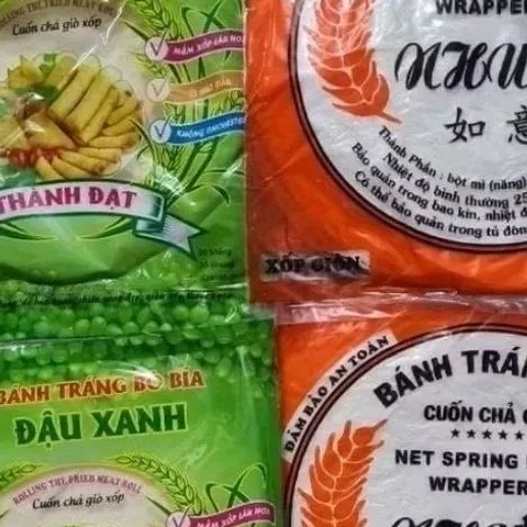 5 Gói Bánh đa nem đậu xanh - bánh đa nem rế như ý