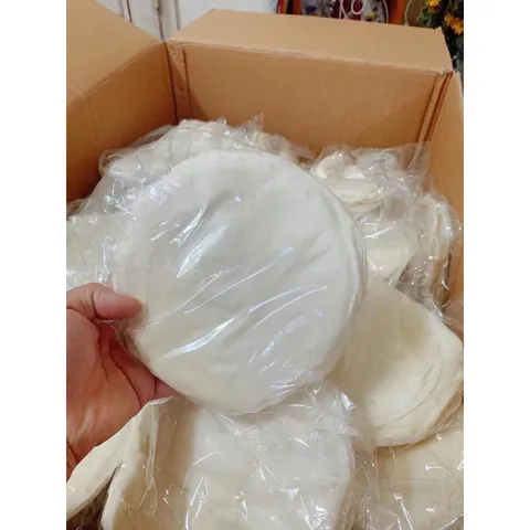 Vỏ Bò Bía Quấn Nem , Quấn Chả Giò Giòn Xốp 100Lá/Tếp sz 16cm 18cm 20cm