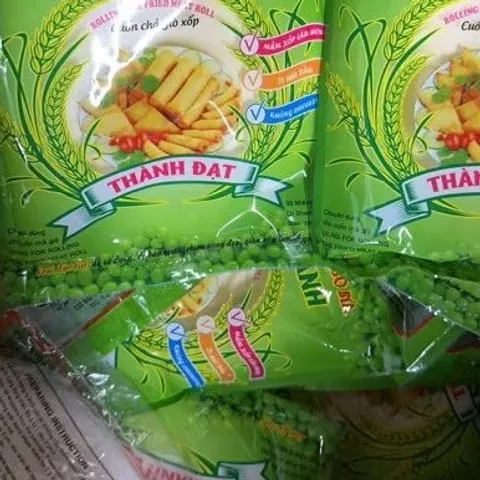 Combo 10 gói vỏ bánh tráng bò bía đậu xanh cuốn chả giò size 16cm