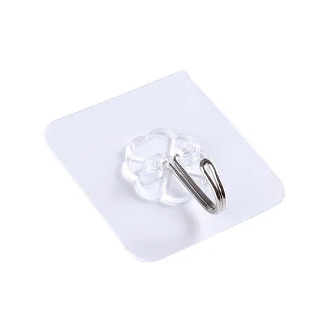 Combo 20 Móc Dán Treo Tường Trong Suốt Kích Thước 6 x 6 cm
