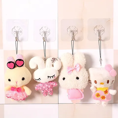Combo 20 Móc Dán Treo Tường Trong Suốt Kích Thước 6 x 6 cm
