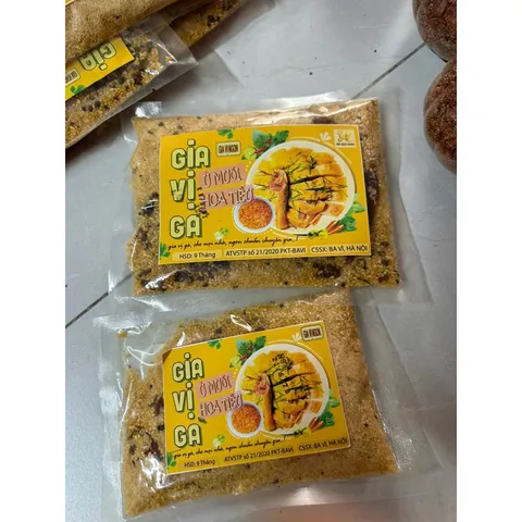 Gia vị gà ủ muối hoa tiêu dùng cho 3 con gà 897265