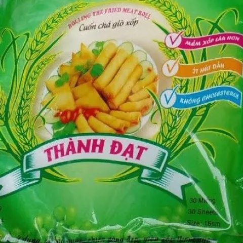 Combo 10 gói ( gồm 300 lá ) bánh tráng bò bía đậu xanh dùng cuốn nem chả giò cuốn bò bía dừa