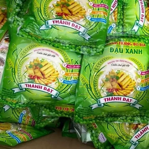 Combo 5 Gói Bánh tráng bò bía đậu xanh Thành Đạt /Bánh đa nem cuốn chả giò giòn xốp