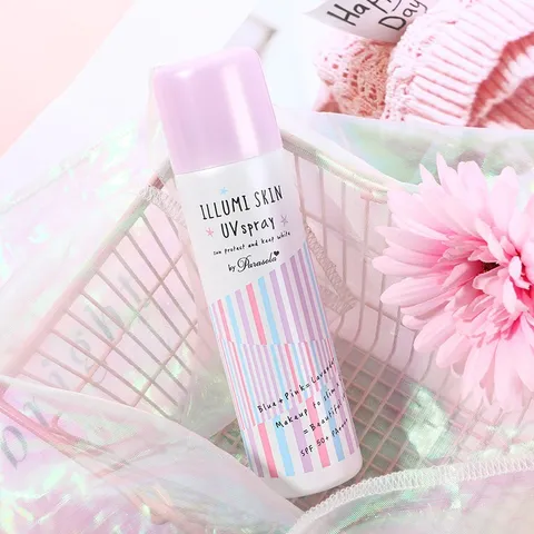 Xịt chống nắng dưỡng da thon gọn Naris PARASOLA ILLUMI skin UV Spay, UV 2-sao SPF50+ PA++++ 80Gr