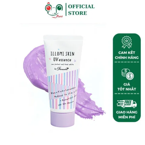 Kem chống nắng Dưỡng da nâng tông dạng gel Naris Parasola Illumi Skin UV Essence, UV 2-sao SPF50+ PA++++
