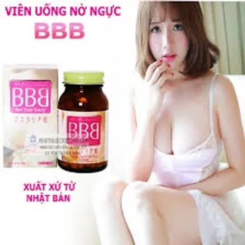 Viên uống nở ng.ực  BBB ORIHIRO tăng vòng 1 săn chắc ng.ực chống chảy xệ hồng nhũ hoa tăng size vòng 1