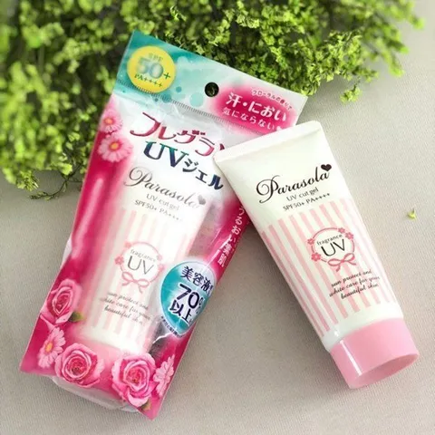Kem chống nắng Dưỡng da dạng Gel Naris Parasola Fragrance, UV 2-sao SPF50+ PA++++ 90g