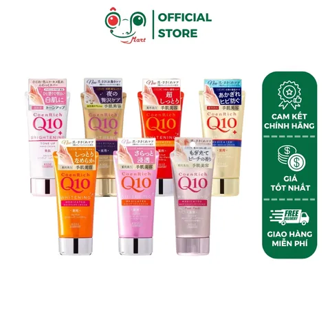 Kem dưỡng da tay Kose Hand Cream Q10 Nhật Bản giúp cấp ẩm cho tay nhiều loại - Tuýp 80g
