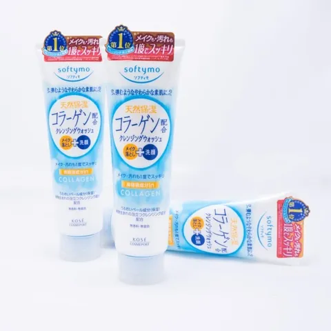 Sữa Rửa Mặt Kose Softymo Dưỡng Trắng Mềm Mịn Da Nhật Bản - Tuýp 150g, 190g