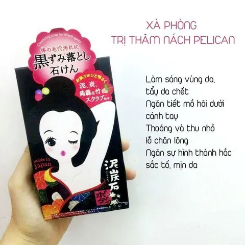 Xà phòng ngừa thâm nách Pelican Nhật Bản