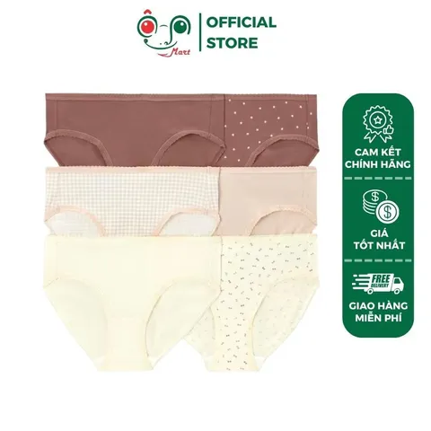Quần chip Gu set 6 Nhật Bản siêu xinh co giãn thoải mái thấm hút nhanh
