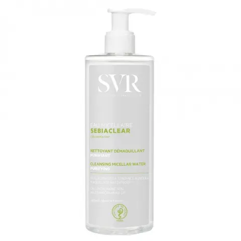 (Chính gốc) Nước Tẩy Trang SVR Sebiaclear Eau Micellaire - Giải Pháp Làm Sạch Da Nhẹ Nhàng, Ngừa Mụn Cho Da Nhạy Cảm, Cấp Ẩm Hiệu Quả