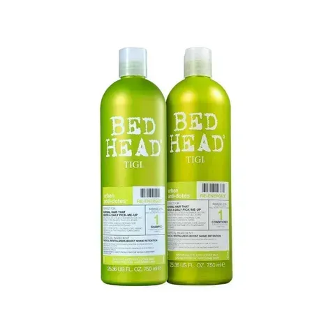 (Chính gốc) Cặp Dầu Gội TIGI Xanh Lá Level 1 Re-energize Cho Tóc Dầu - Chăm Sóc Tóc Khỏe Mạnh, Lê Dâu, Thoáng Mát, Dưỡng Ẩm Tốt