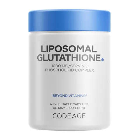 Codeage Liposomal Glutathione 1000mg - Cải thiện lão hóa da hỗ trợ nám tàn nhang chính hãng Mỹ