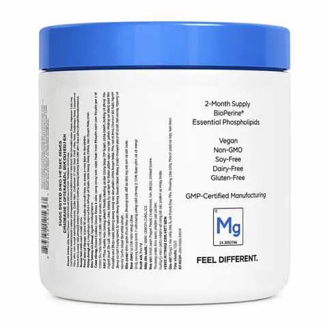 Codeage Liposomal Magnesium Glycinate - Hỗ trợ giấc ngủ giảm stress giảm căng thẳng thần kinh tăng cường trí nhớ chính hãng Mỹ