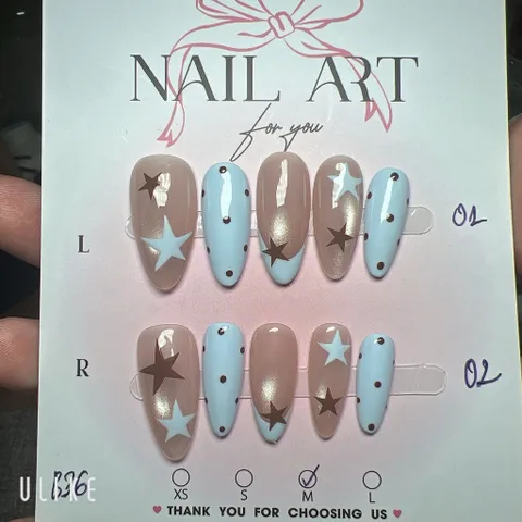 B36- nailbox thiết kế pastel ngôi sao hot 2026
