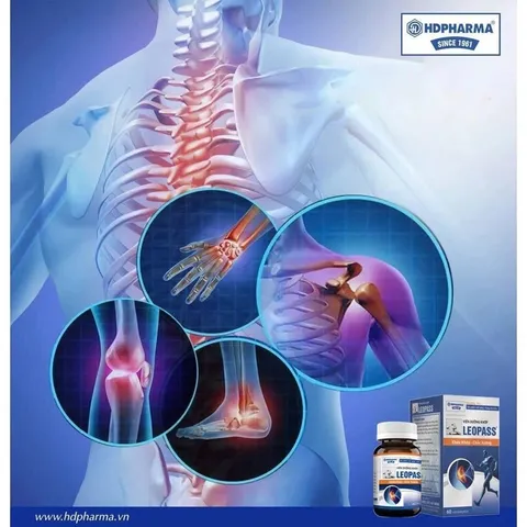 Viên dưỡng khớp LEOPASS HDPharma 90 viên bao phim hỗ trợ giảm triệu chứng viêm khớp