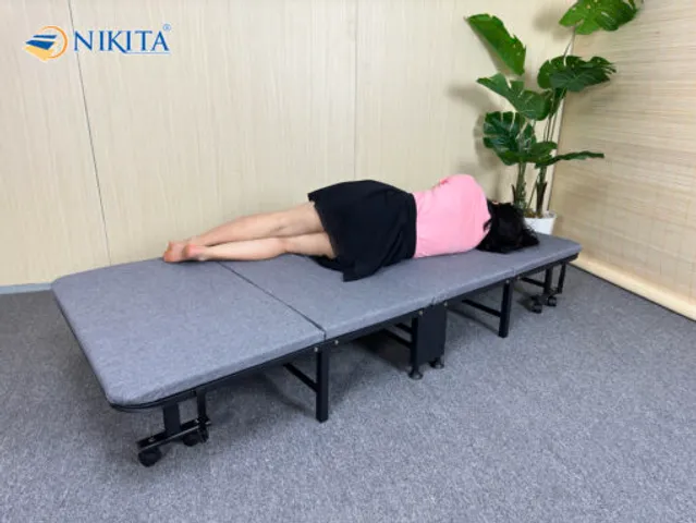 Giường Gấp 4 Khúc Có Đệm Nikita NKT – 206