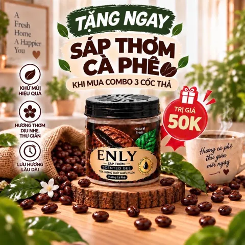 MUA 3 CỐC TẶNG 1 SÁP THƠM 50K - ENLY cốc thả bồn cầu tự động làm sạch, khử mùi, diệt khuẩn, giữ toilet luôn sạch