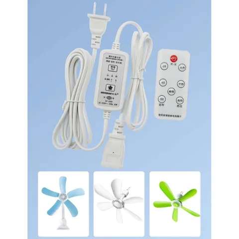 Bộ Chuyển Đổi Quạt Thường Thành Quạt Thông Minh Có Remote Điều Khiển Từ Xa – 3 Tốc Độ, Chế Độ Ngủ, Hẹn Giờ 2/4/8h