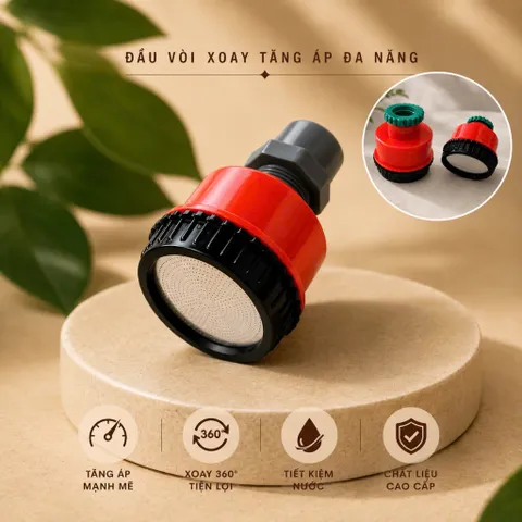 Đầu Sen Tắm Tăng Áp 1000 Lỗ Phun Tia Siêu Mịn Tiết Kiệm Nước
