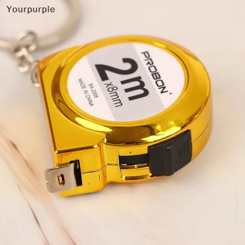 Thước Cuộn Mini Nhỏ Gọn  Di Động Thước Băng Di Động Móc Chìa Khóa Di Động 2 M Thước Băng Thép Gia Đình