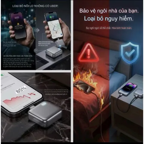 Bộ Ngắt Sạc Tự Động BZ01 , Bảo Vệ Tuổi Thọ Pin, Tương Thích Với Mọi Thiết Bị, Hỗ Trợ Truyền Tải Nguồn Điện Lên Tới 140w