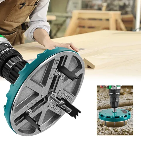 Dụng cụ khoét lỗ điều chỉnh 45-130mm chuyên dụng khoét lỗ gỗ ,khoét lỗ thạch cao,khoét lỗ nhựa