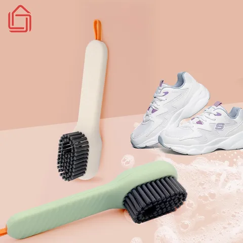Bàn Chải Chà Giày Có Khoang Chứa Xà Phòng, Bàn Chải Vệ Sinh Chà Đồ Siêu Sạch Có Thể Treo Tường Tiện Lợi