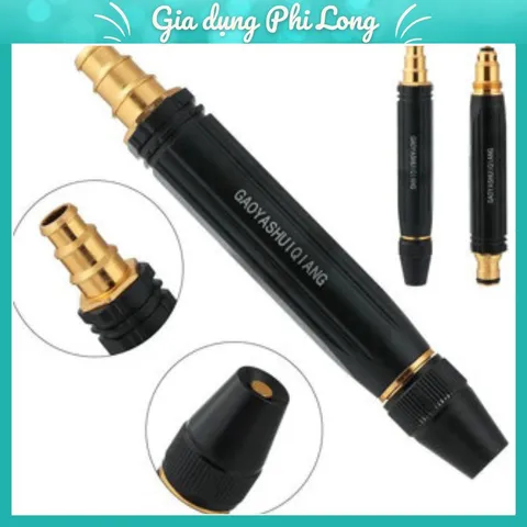 Đầu Vòi Xịt Tăng Áp Tuói Cây, Rửa Xe Cực Mạnh. Vòi Phun Áp Suất Cao Đa Chức Năng