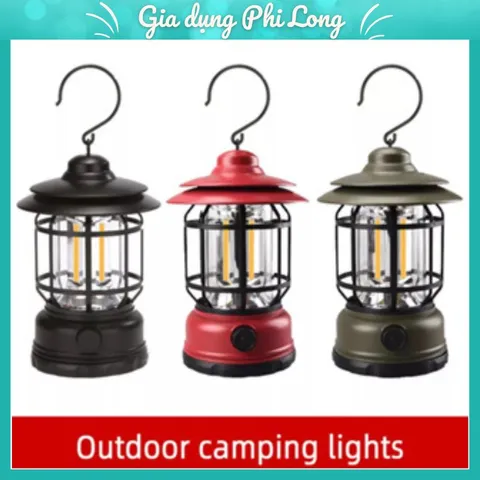 Đèn lồng cắm trại , trang trí xài pin sạc siêu sang thế hệ mới 2023 - đèn pin led siêu sáng
