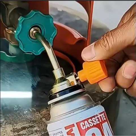 Van Nạp Bình Gas Du Lịch Ống Đồng Cao Cấp, Đầu Nạp Mini An Toàn Bền Chắc