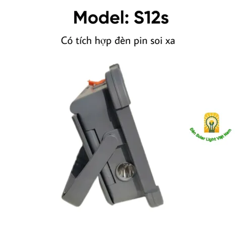 Đèn tích điện năng lượng mặt trời S12s 6 quả pin thay thế sạc dự phòng.