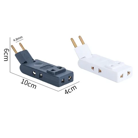 Ổ Cắm Tường Nối Dài EU 4 Trong 1, Ổ Cắm Điện 180 Độ Cắm Adapter Du Lịch Aadapter Di Động Điện Chuyển Đổi