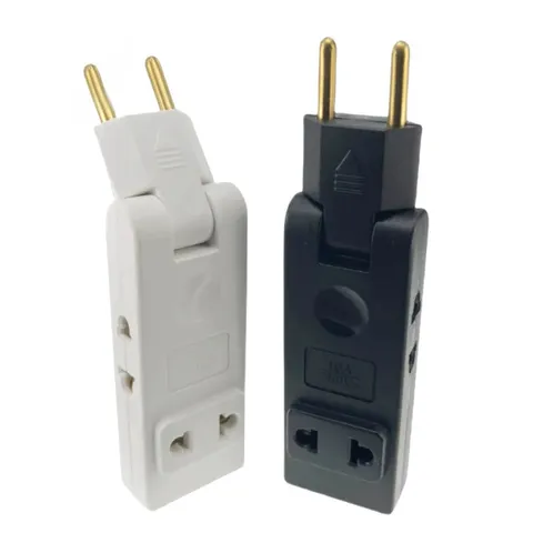 Ổ Cắm Tường Nối Dài EU 4 Trong 1, Ổ Cắm Điện 180 Độ Cắm Adapter Du Lịch Aadapter Di Động Điện Chuyển Đổi