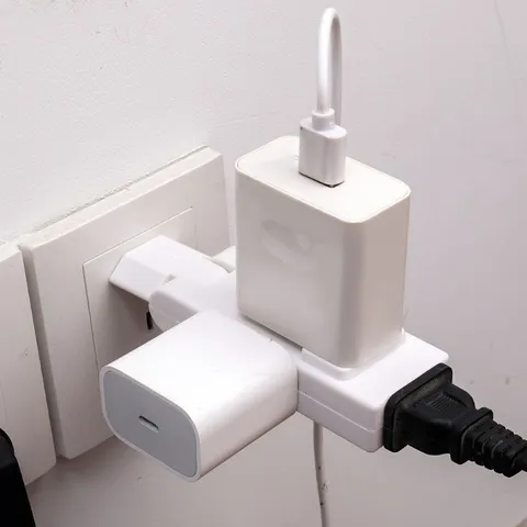 Ổ Cắm Tường Nối Dài EU 4 Trong 1, Ổ Cắm Điện 180 Độ Cắm Adapter Du Lịch Aadapter Di Động Điện Chuyển Đổi