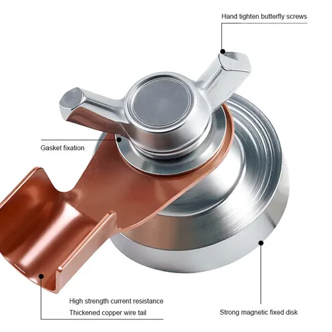 Kẹp hàn nam châm,Máy hàn Công cụ nối đất từ tính mạnh mẽ, Công cụ nối đất từ tính mạnh đặc biệt để hàn một đầu chắc