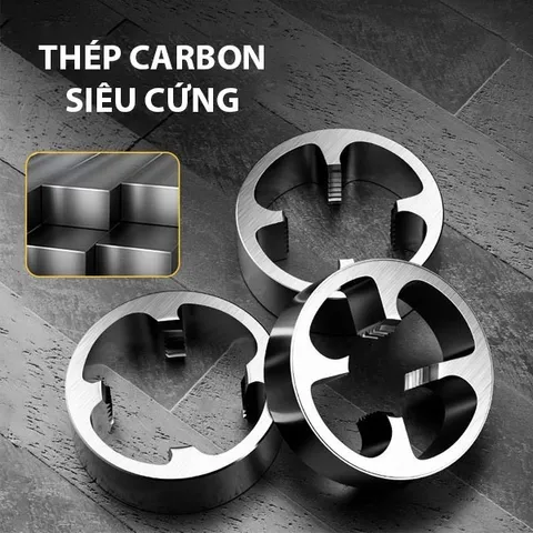 Bộ Tạo Khớp Nối Ren Cho Ống Nước, Bộ Tạo Ren Ống Nhựa Chuyên Dụng Giúp Sửa Chữa, Lắp Ráp Dễ Dàng, Sét 6 Món