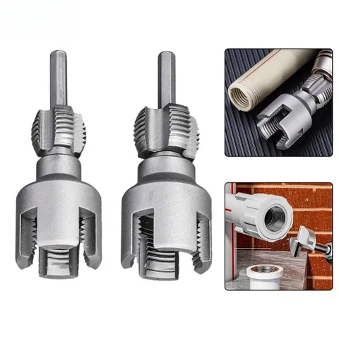 Mũi Tạo Ren Trong Ngoài Ống Nước PPR D20/D25 – Dụng Cụ Gắn Khoan Tiện Lợi
