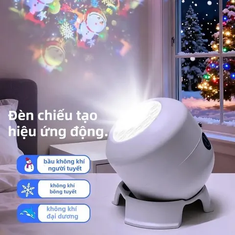 Đèn Ngủ Máy Chiếu Đại Dương Cho Bé - Đèn Chiếu Trần Phòng Ngủ Hình Cá Heo Sinh Vật Biển Tạo Hiệu Ứng Thư Giãn Dễ Ngủ