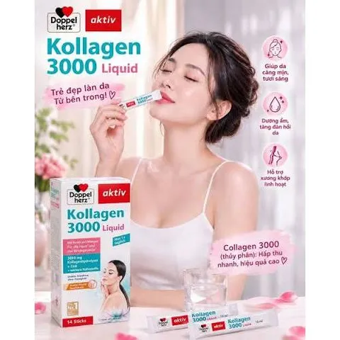 Kollagen 3000 Liquid của Đức - 14 Gói