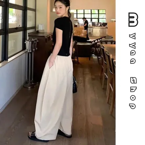[DEAL MỞ BÁN] Quần Kaki Ống Cong Nam Nữ 3 Màu, Cạp Chun Co Giãn Đứng Form, Quần Dáng Basic