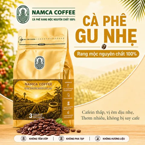 (1 Kg) CÀ PHÊ GU NHẸ - Rang Mộc Nguyên Chất 100%. (Đã bao gồm 8% VAT) 899242