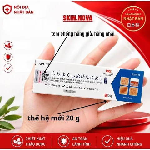 3 TUÝP TẶNG 1 Kem Bôi Nấm Ngứa Viêm Da Cơ Địa NHẬT BẢN Hắc Lào, Tổ Đỉa, Vẩy Nến, Á Sừng, Lang Ben Hiệu Quả