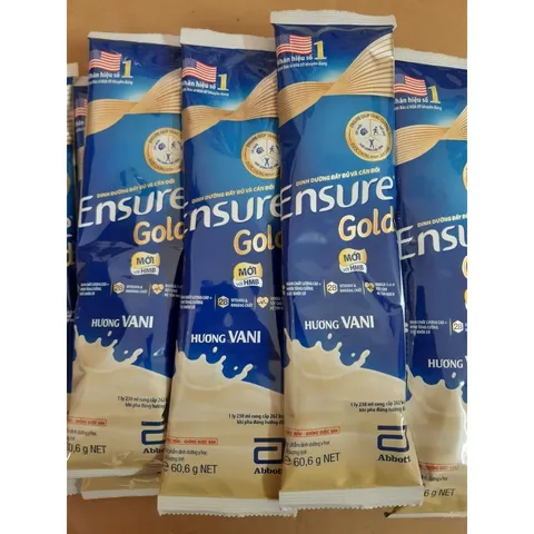 Sữa Ensure Gold Dạng Gói 60,6g/gói (Giạo vị ngẫu nhiên)