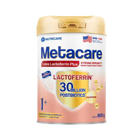 Sữa Bột Metacare Colos Lactoferrin Plus Lon 800g – Tăng Đề Kháng, Hấp Thu Tốt, Cho Bé