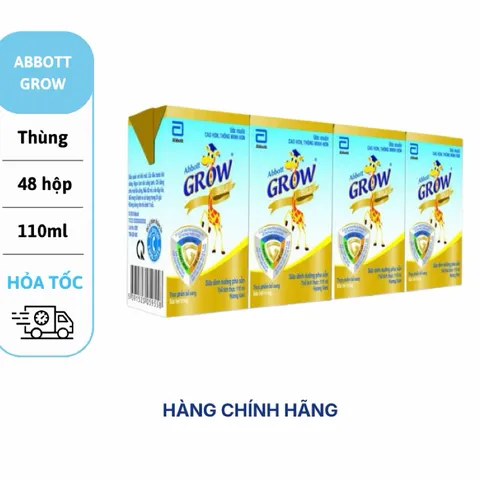 Thùng 48 Hộp Sữa Bột Pha Sẵn Abbott Grow Gold 110ml/180ml