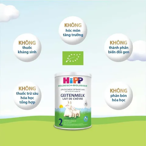 {Combo 6 Lon} Sữa Bột Hipp Dê Organic Đạm A2 Đức | Sữa Dê A2 Hữu Cơ Tăng Cân, Giảm Nôn Trớ Cho Bé Từ Sơ Sinh