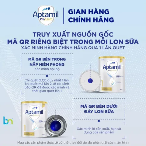[Combo 2 Lon] Sữa Bột Aptamil Profutura Úc Mẫu Mới Synbiotic DHA Hỗ Trợ Tiêu Hóa Cho Bé Lon 800g
